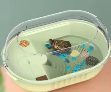 Sunsun FG-A3 – Acvariu Profesional pentru Testoase cu Platforma de Uscare si Design Ecologic