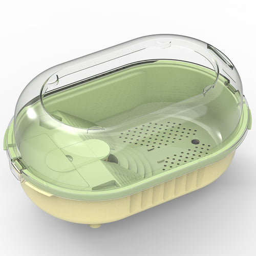 Acvariu SunSun FG-A3F pentru testoase – 13–27L, cu platforma de uscare si filtru cascada | Design ecologic si compact