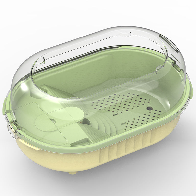 Acvariu SunSun FG-A6F pentru testoase – 13–27L, cu platforma de uscare si filtru cascada | Design ecologic si intretinere usoara