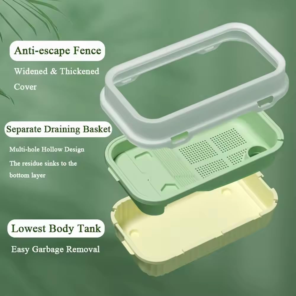 Acvariu ecologic SunSun FG-T38F pentru testoase – filtrare dubla, dus rotativ 90°, platforma de uscare modulara, design anti-evadare