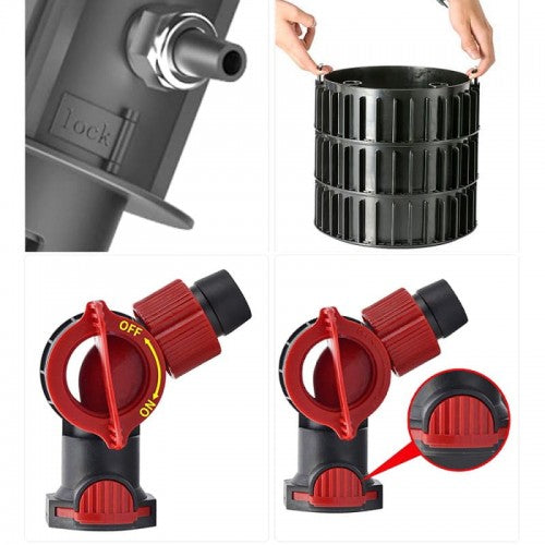 Filtru extern SunSun HW‑5000, debit 5000 L/h, control electronic, 4 trepte filtrare, pentru acvarii 800–1200 L