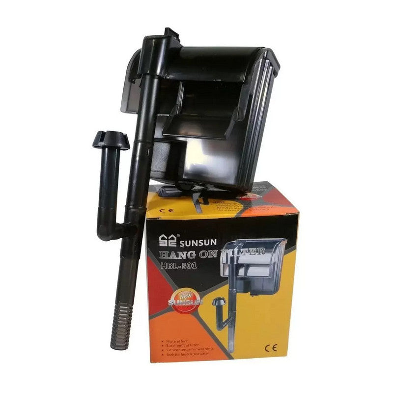 Filtru extern SunSun HBL-501 – 400 L/h | Filtrare 3 in 1 | Debit reglabil | Compact & eficient energetic