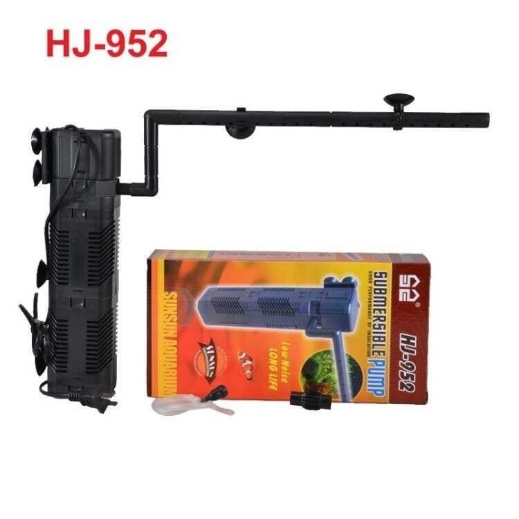 Filtru Intern SunSun HJ-952 – 800 L/h | Aerare fara compresor | Compact & Silentios | Pentru Acvarii pana la 150L