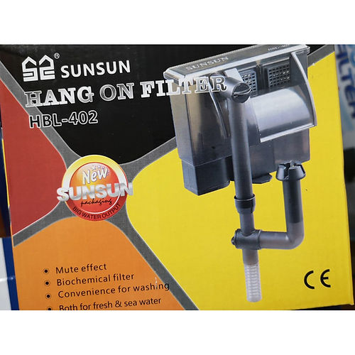 Filtru extern Sunsun HBL-402 – 300 L/h | Skimmer integrat | Filtrare 3 in 1 | Compact & eficient energetic
