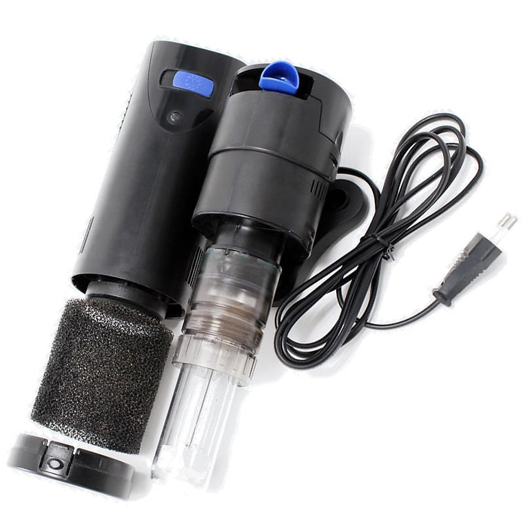 Filtru Intern SunSun CUP-807 – 700 L/h | Clarificator UVC 7W | Filtrare mecanica & biologica | Pentru acvarii pana la 250L