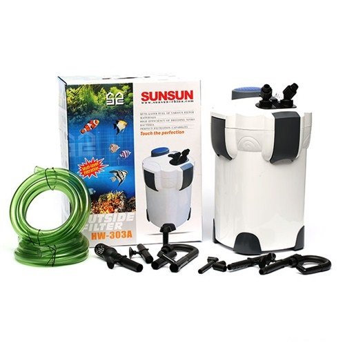 Filtru Extern SunSun HW-303A – 1400 L/h | Filtrare 3 in 1 | Auto-amorsare & silentios | Pentru acvarii pana la 350L