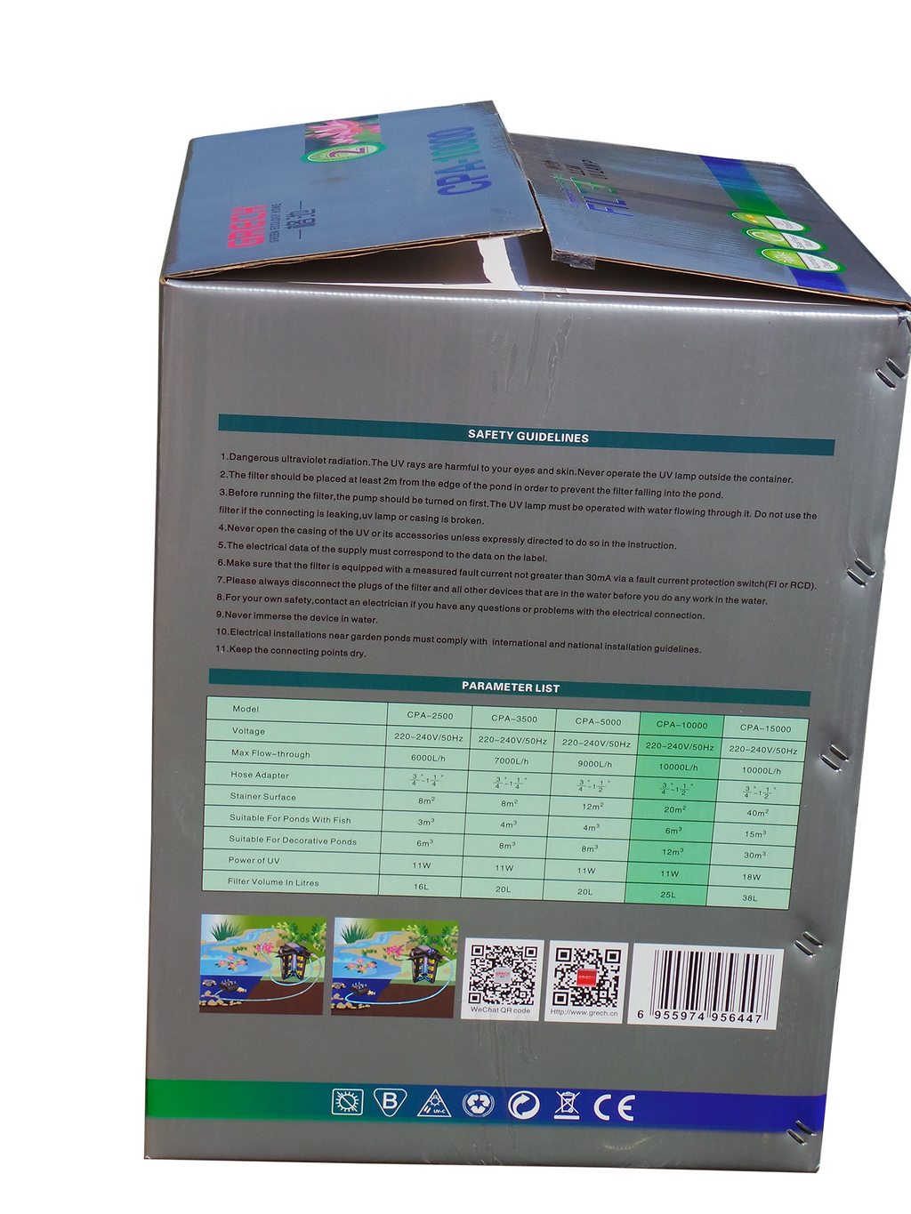 Filtru iaz CPA-10000, UV 11w incorporat