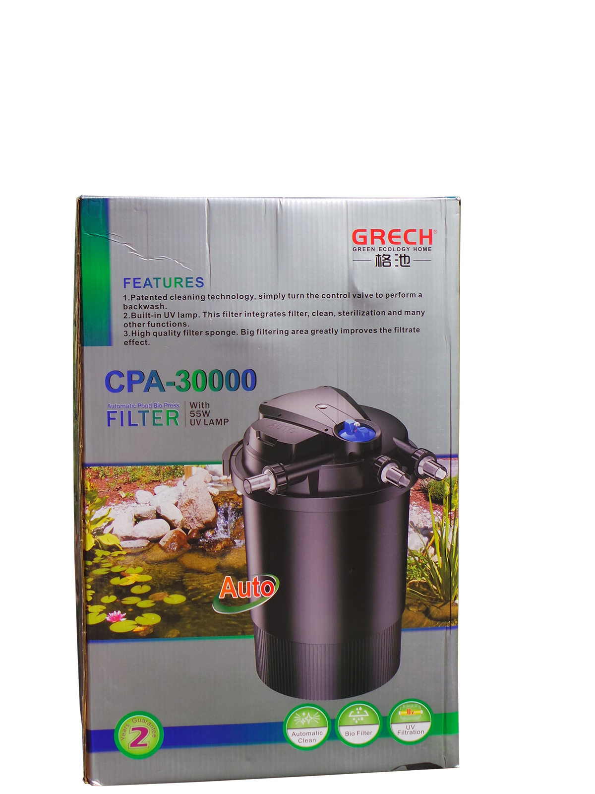 Filtru iaz CPA-30000, UV 55w incorporat