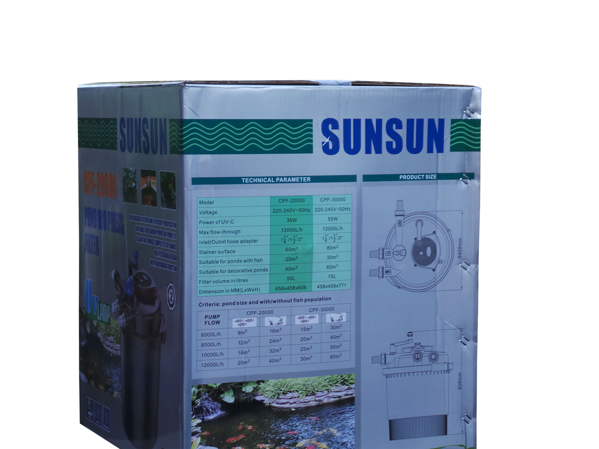 Filtru iaz CPF-20000, UV 36w