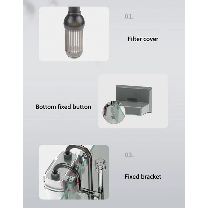 Filtru Acvariu SUNSUN XBL 300 – Filtrare tripla/ Aerare Naturala pentru Acvarii pana la 100L