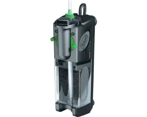 Filtru interior acvariu Tetra in400 plus,3‑în‑1 – mecanic, biologic și chimic, debit reglabil, Venturi, design compact,resigilat