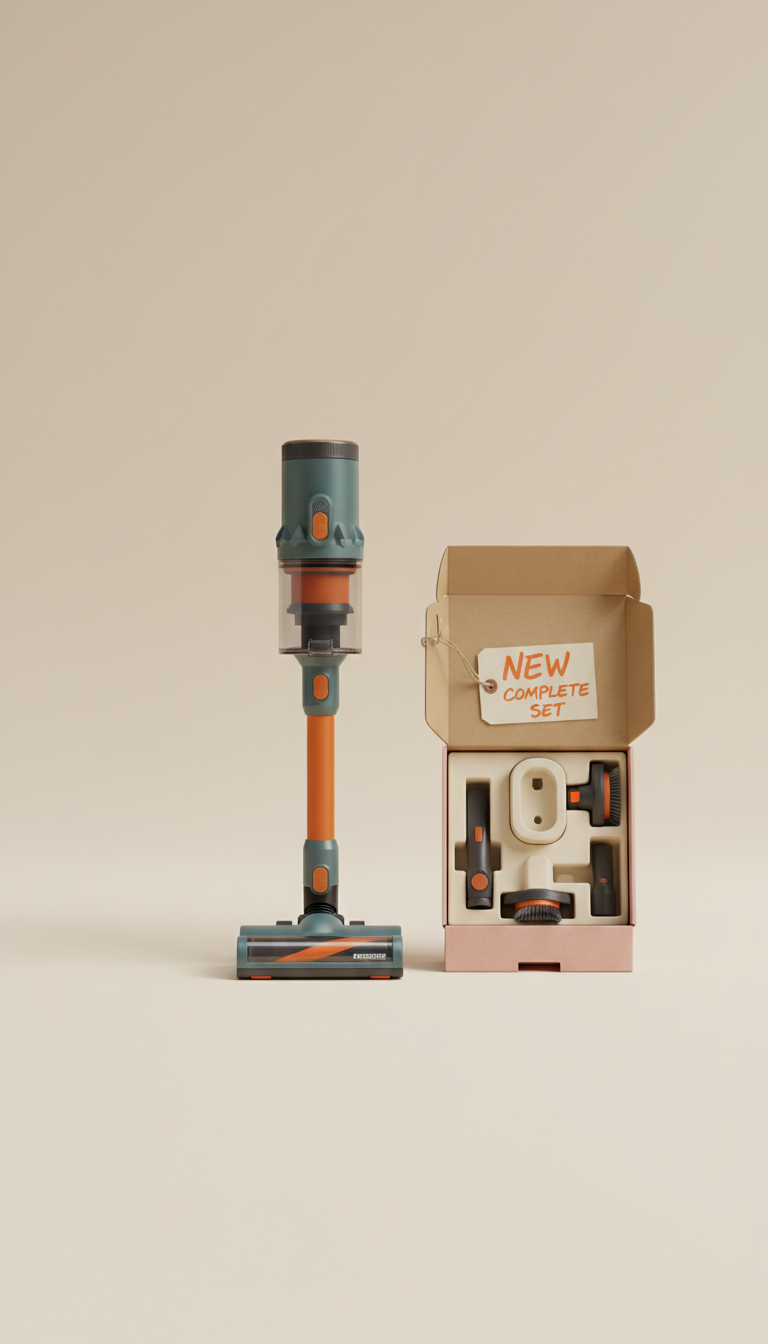 Cordless vacuum cleaner with HEPA filter