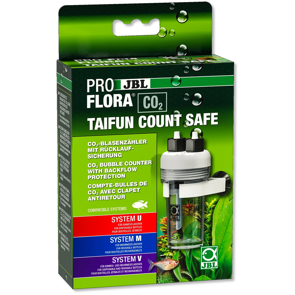 JBL ProFlora CO2 Taifun Count Safe – Control și Protecție 2-în-1