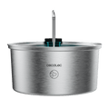 Fântână automată pentru animale 3,2 L – inox, design în cascadă, silențioasă, filtrare performantă