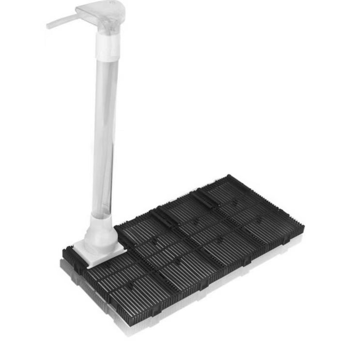 Filtru de Fund Acvariu RS‑24P – Placa Mare 24X28×14×1 cm, Tub 51,5cm, Instalare Usoara, Filtrare Biologica Naturala, Debit Ridicat