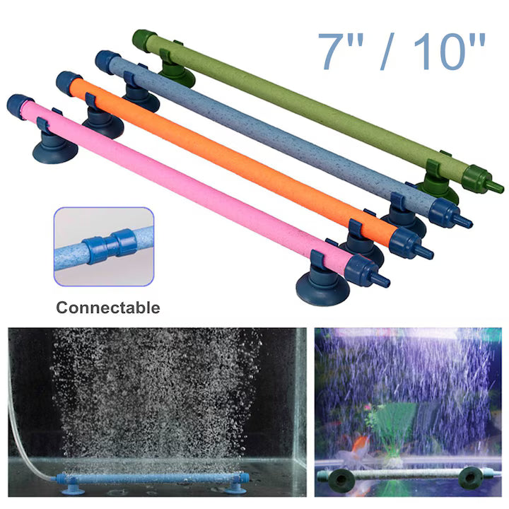 Difuzor Ceramic Galben Eco Oxygen 25.4cm pentru Acvariu – Tub Profesional cu Micro‑Bule Ultra-Fine, Design Premium pentru Peisaje Acvatice Spectaculoase