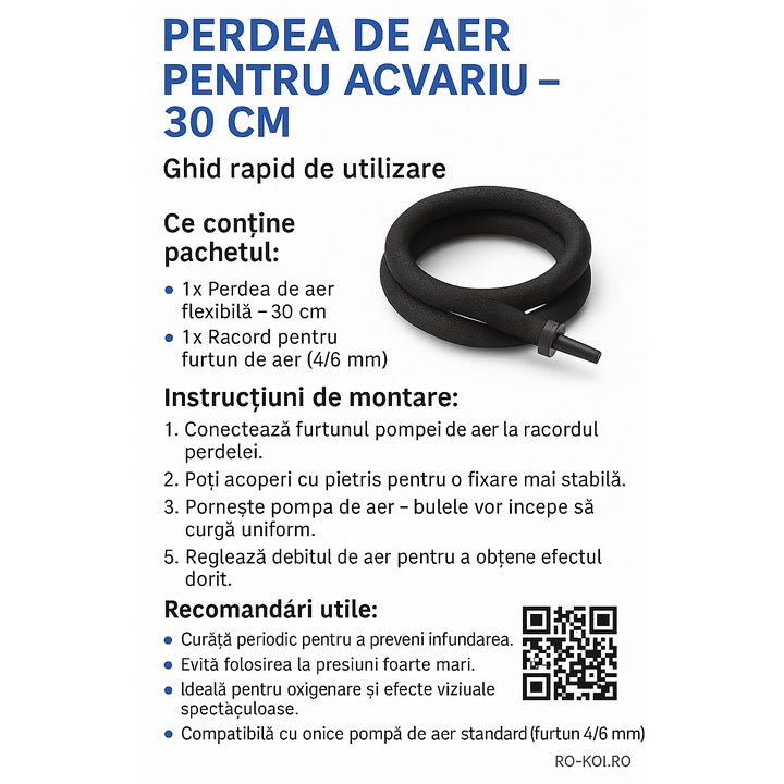 Perdea aer 30cm