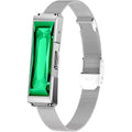 LIGE BWDS03 Green Diamonds – Smart Bracelet de Lux pentru Femei, Fitness Tracker, Monitorizare Sanatate, Bratara Inteligenta cu SDK & Functii Premium+bratara cadou