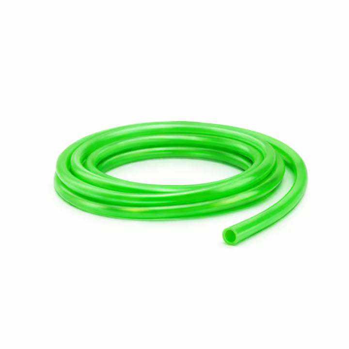 Furtun silicon aerare acvariu 4/6 mm, segment 5 m, verde