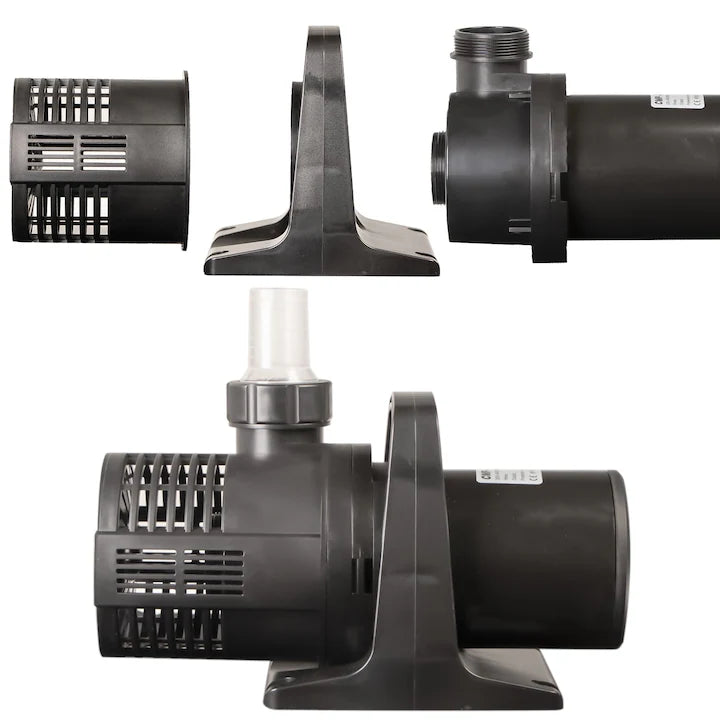 Pompa de apa pentru iaz, SUNSUN, protectie la supraincalzire, senzor de temperatura, separator de murdarie, coloana de ridicare a apei 7.5m, 28.000l/h