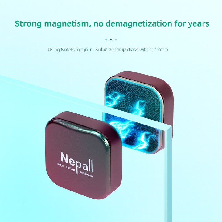 Perie Magnetica Acvariu Nepall – Magnet 2000GS, Curatare Sticla & Acril, Scraper Dual, Eco-Friendly, Rezistenta 105°C